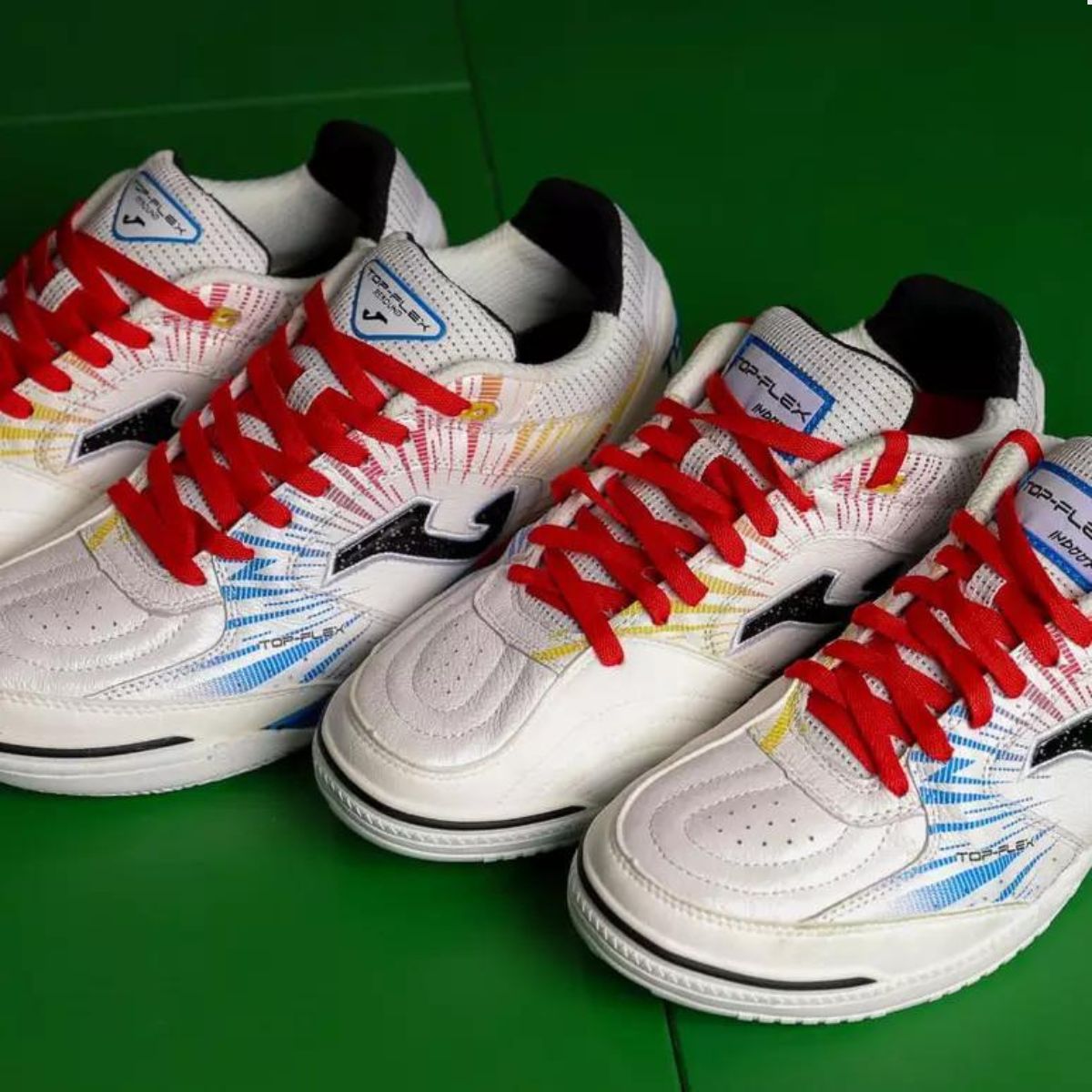 Chuteira de Futsal Joma Top Flex Rebound Mundial 2024 Branco