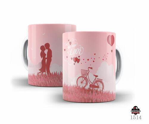 Caneca para namorados com frases