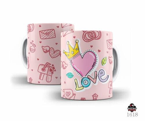 Caneca para namorados com frases