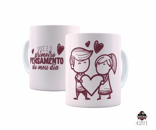Caneca para namorados com frases