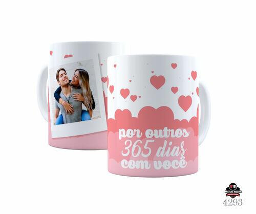 Caneca para namorados com frases