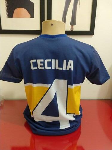 Camiseta uniforme de Futebol com nome e numero personalizada