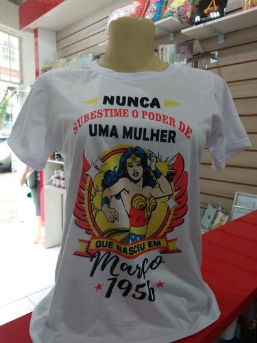 Camiseta Personalizada do seu Jeito (100% Poliester)