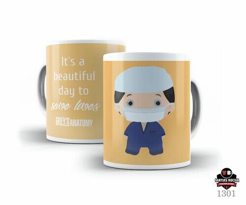 Caneca Série Grey's Anatomy Netflix