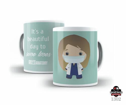 Caneca Série Grey's Anatomy Netflix