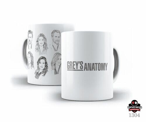 Caneca Série Grey's Anatomy Netflix