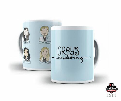 Caneca Série Grey's Anatomy Netflix