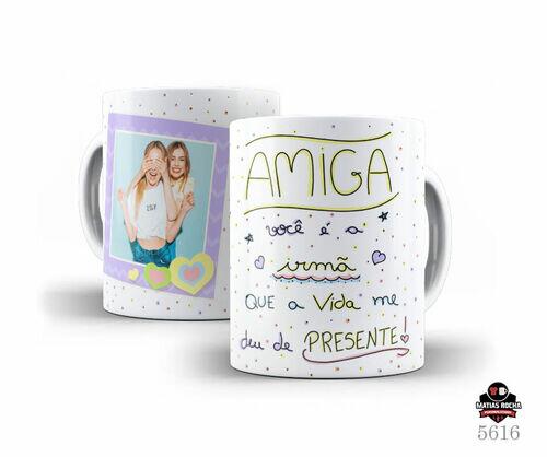 Caneca Personalizada Amigos com foto