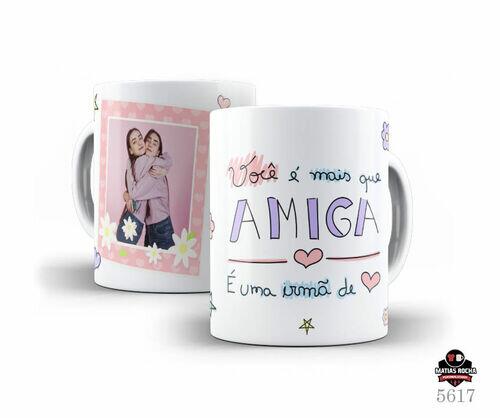 Caneca Personalizada Amigos com foto