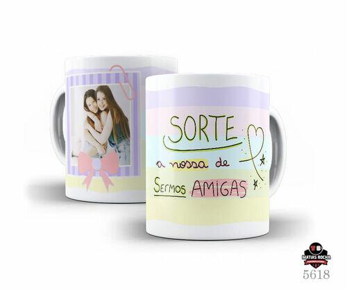 Caneca Personalizada Amigos com foto