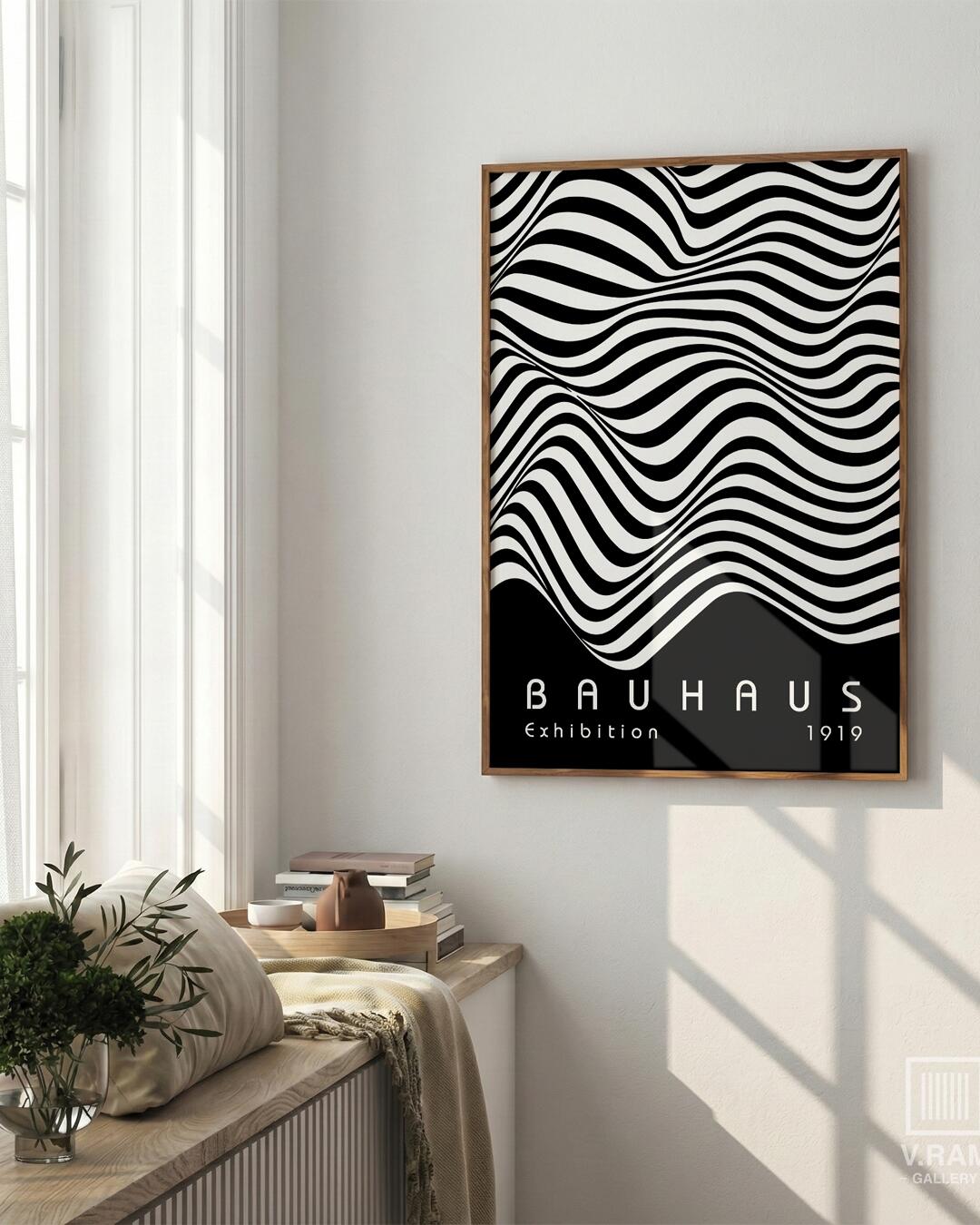 Quadro Arte Moderna Bauhaus Exhibition 1919 - de R$189,95 a R$731,45