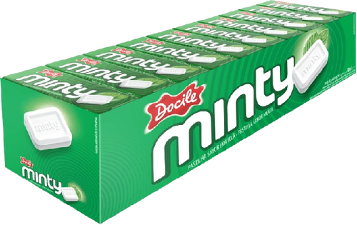 Comprar PASTILHA DOCILE MINTY HORTELA 40X17G - BH Balas