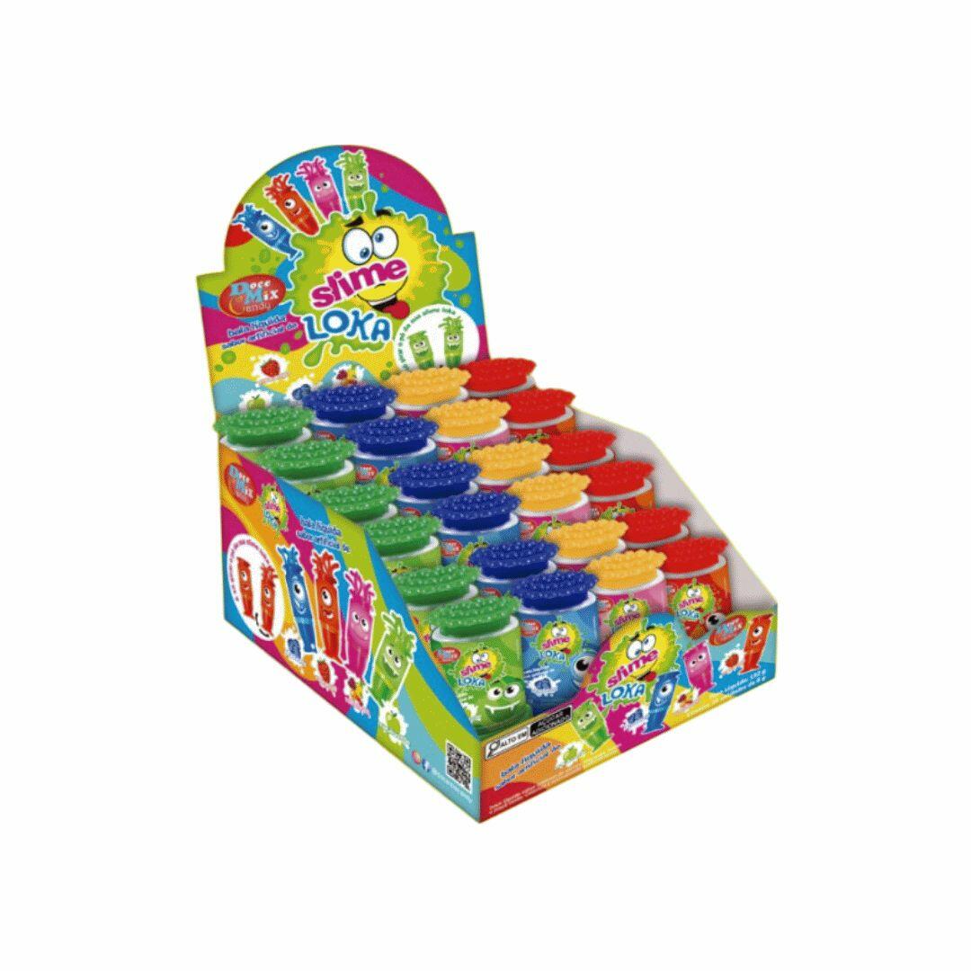 Comprar BRINQUEDO DOCE MIX SLIME LOKA 24X8G
