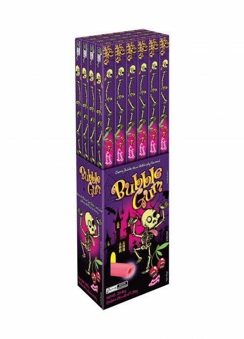 Comprar CHICLETAO SANTA FE MONSTERS BUBBLE GUM CEREJA 24X28G
