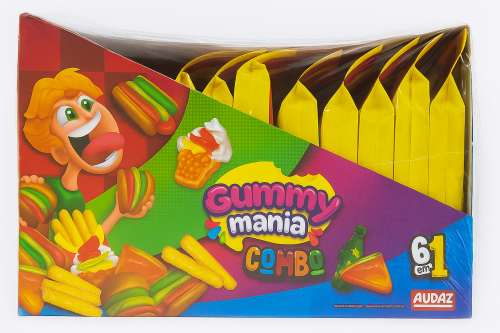 bibiellejimmy商品 Comprar BALA GELATINA COMBO GUMMY MANIA 12X60G
