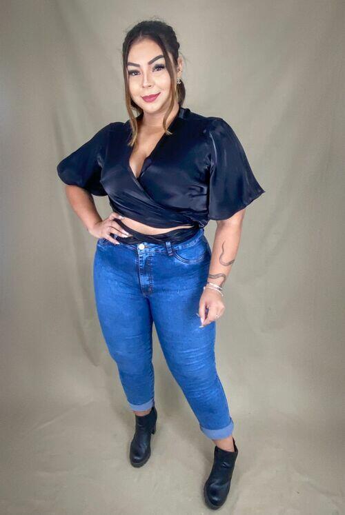 Calça Skinny Jeans plus size
