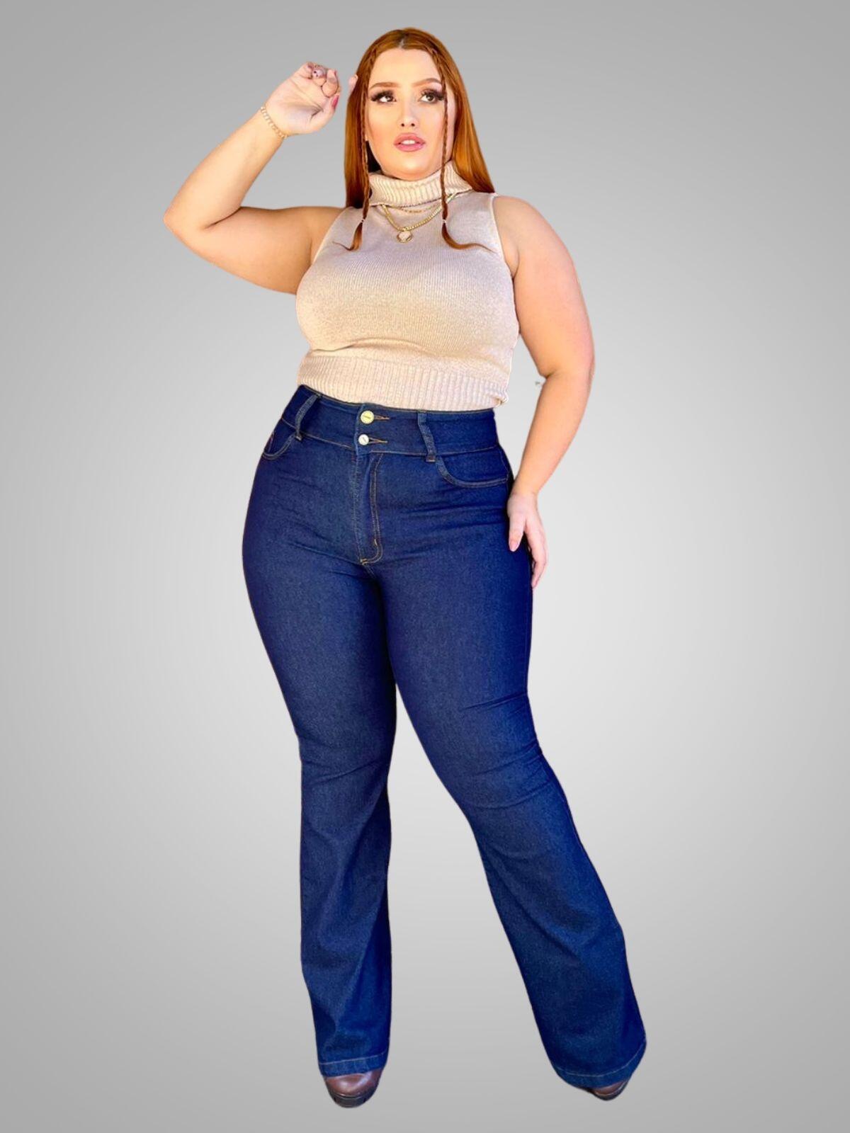 Style With Plus Size Flare Jeans