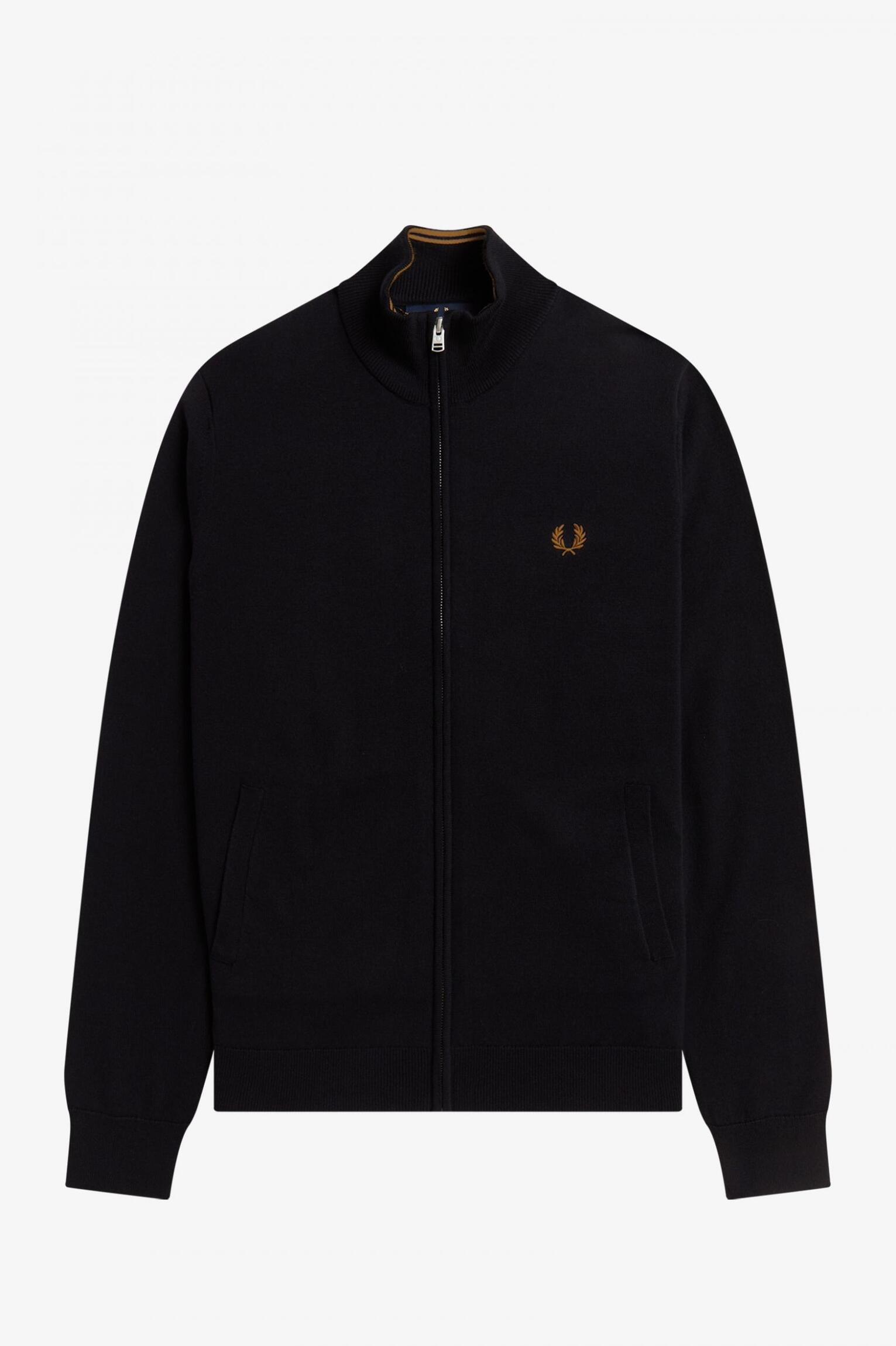Casaco Clássico Cardigan Zíper | Fred Perry