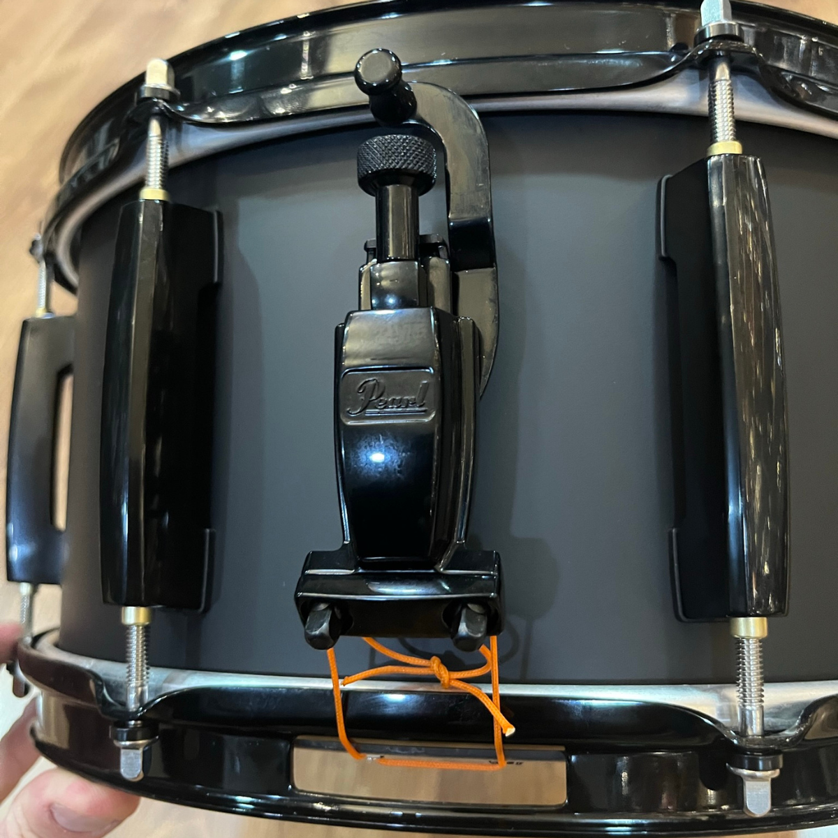 Caixa Pearl Signature Joey Jordison 13x6,5 Black Steel - R$5.450,00