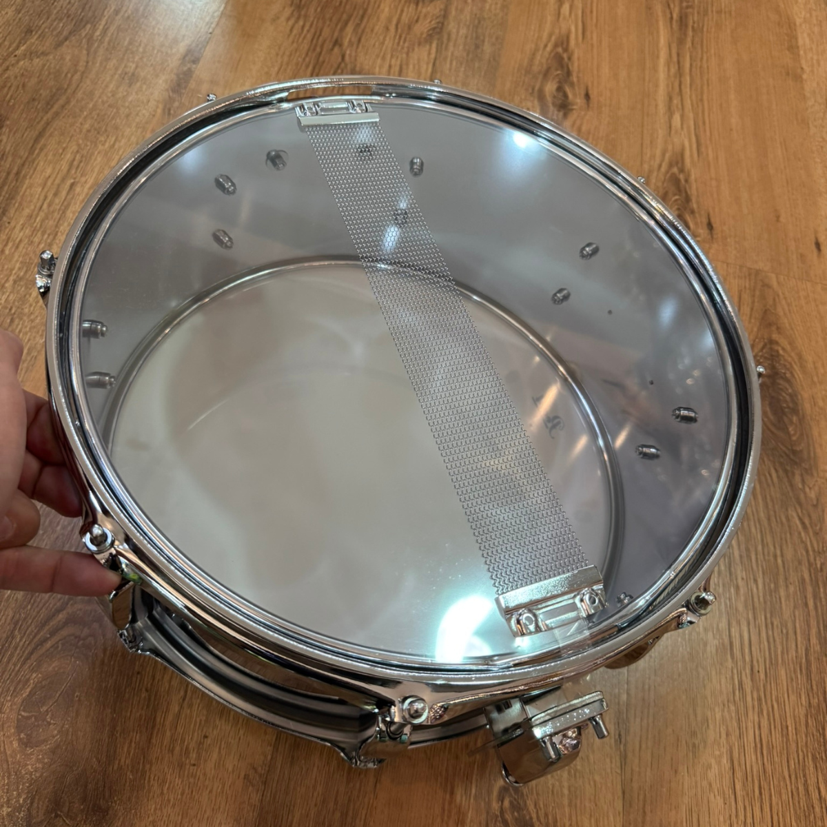 Caixa Pearl Roadshow Steel Shell 14x6,5 - Aros Triple Flange - R