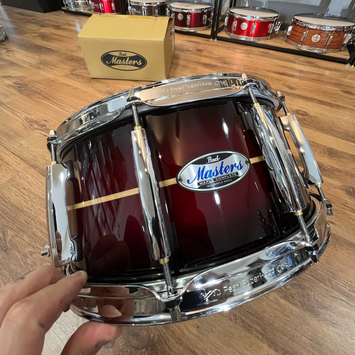 Comprar Caixa Pearl Masters MCT Natural Bander Burst 14x6,5