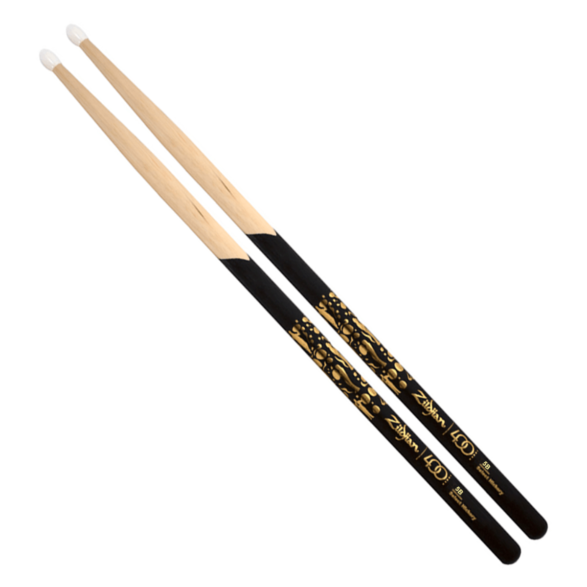 Comprar Baqueta Zildjian 400 Anos Grip C/ Ponta Nylon 5B - R$155,00