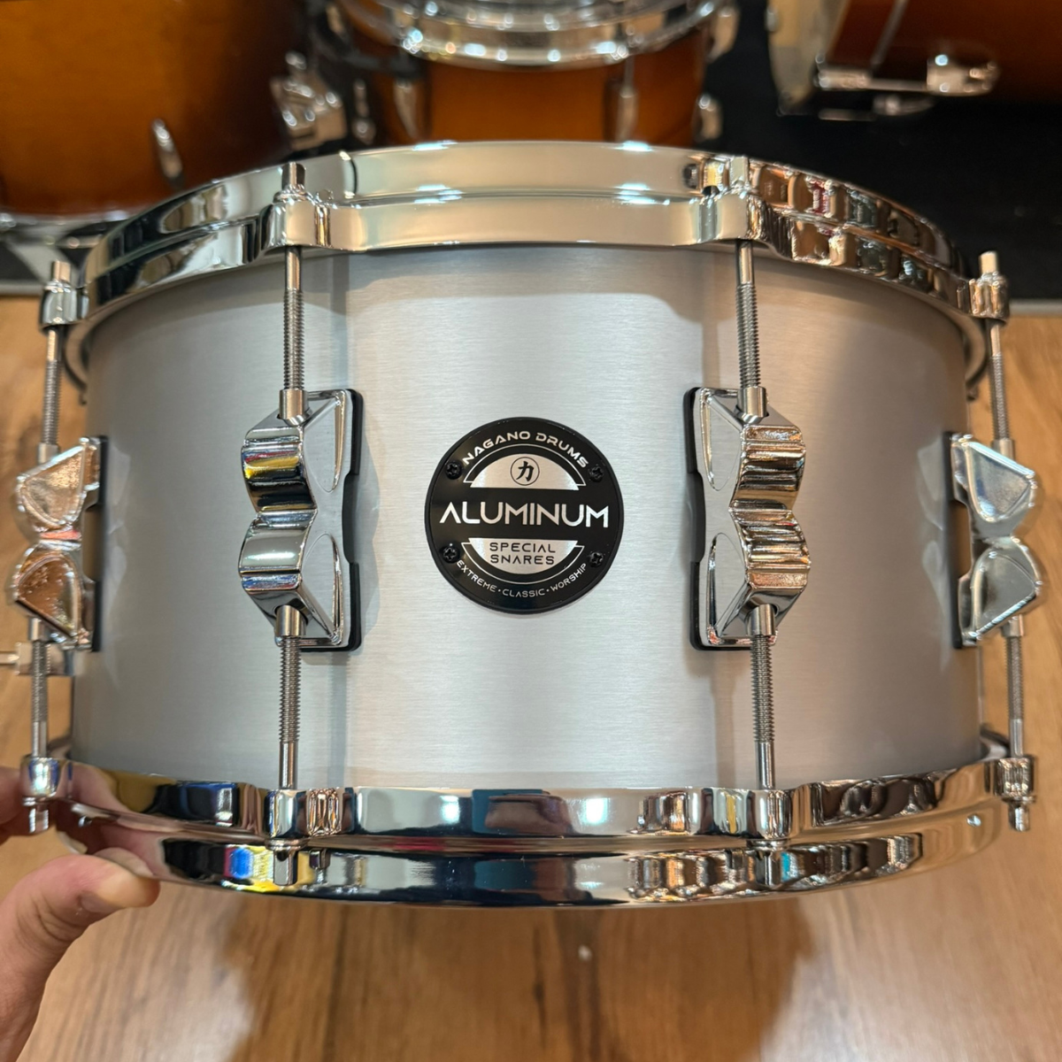 Caron Mon Ange プチベース Comprar Caixa De Bateria Nagano Aluminum C/ Aros Die Cast 14x7 - R