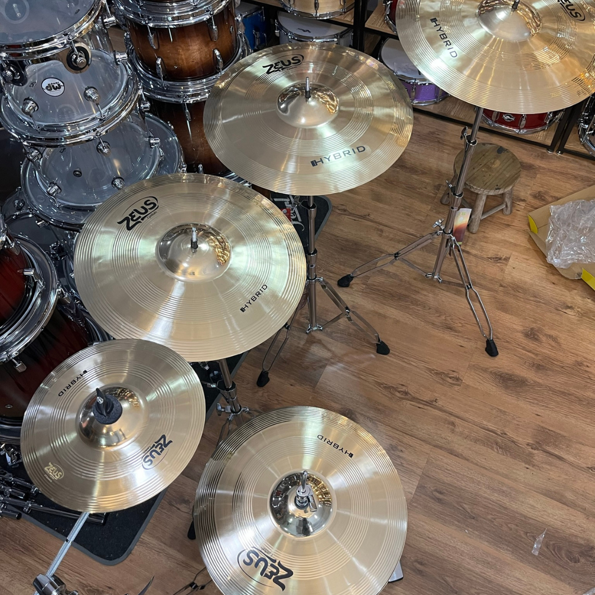 Comprar Kit Pratos Zeus Hybrid Set E Com Bag - R$3.865,00