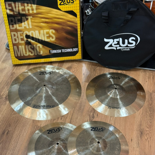 Comprar Kit Pratos Zeus Ressonance Set C Com Bag - R$3.249,00
