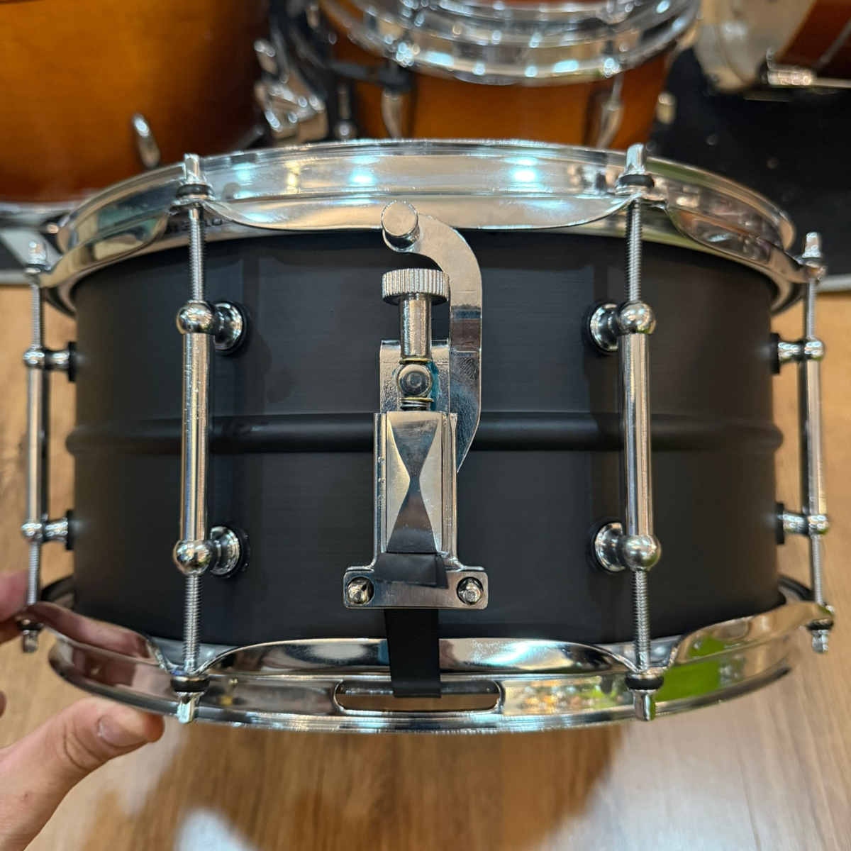 Comprar Caixa De Bateria Brabo Snare Black 13X6,5 Com o Casco Em