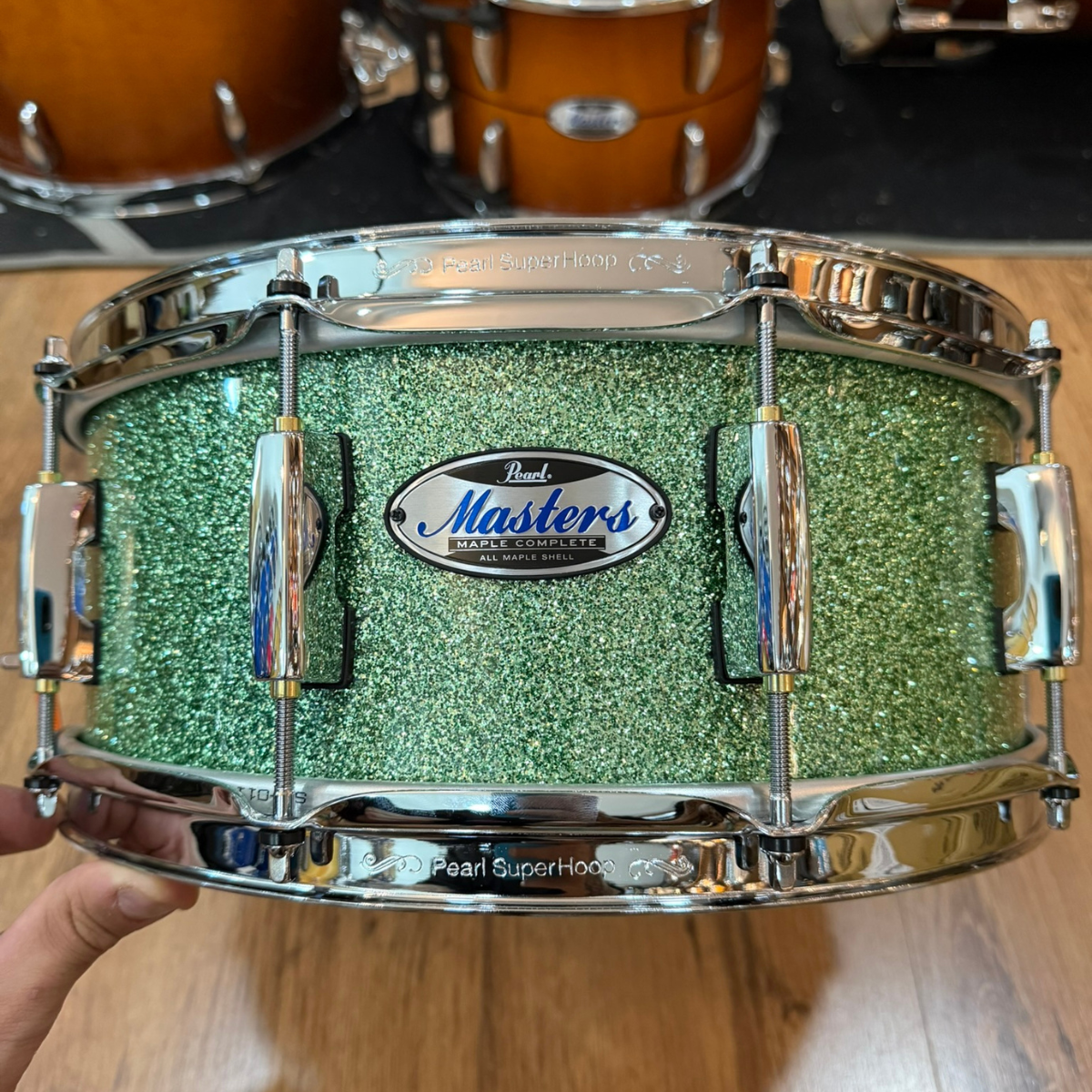 Comprar Caixa Pearl Masters 14x5,5 Acabamento Absinthe Sparkle 100