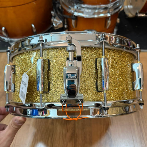 Comprar Caixa Pearl Masters 14x5,5 Acabamento Gold Sparkle 100