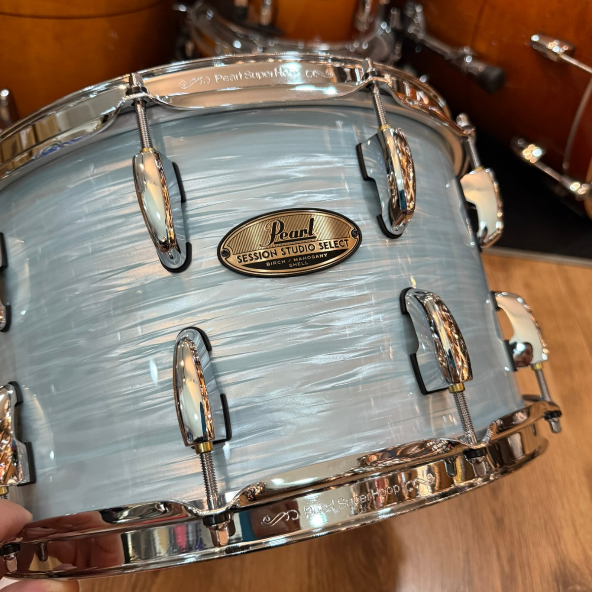 Comprar Caixa Pearl Session Studio Select Ice Blue Oyster 14x8