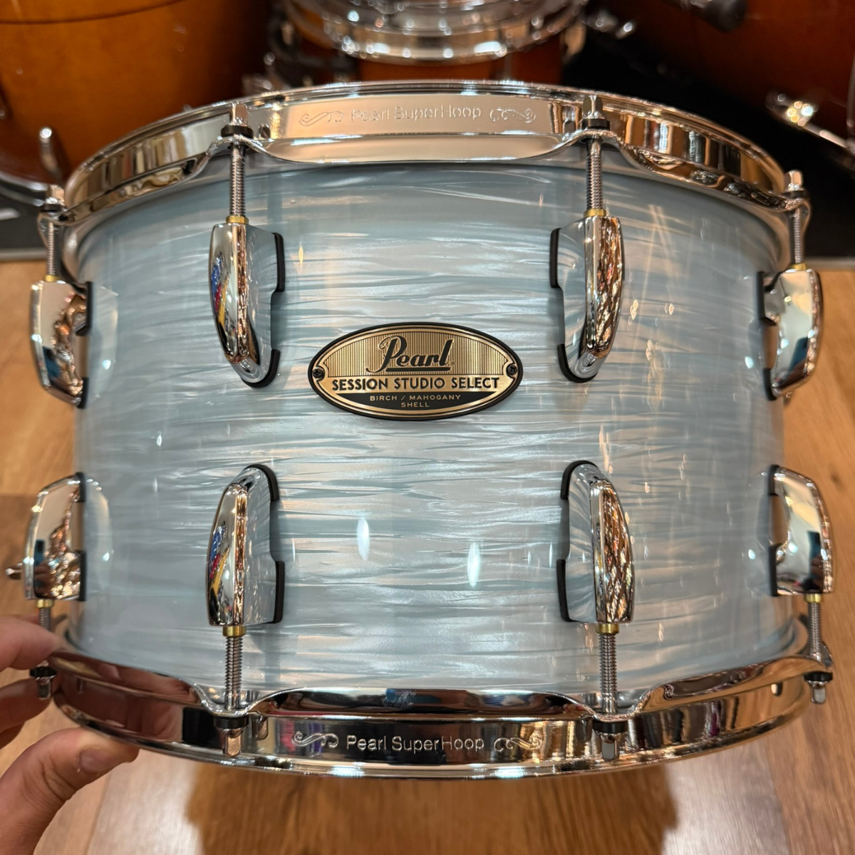 Comprar Caixa Pearl Session Studio Select Ice Blue Oyster 14x8
