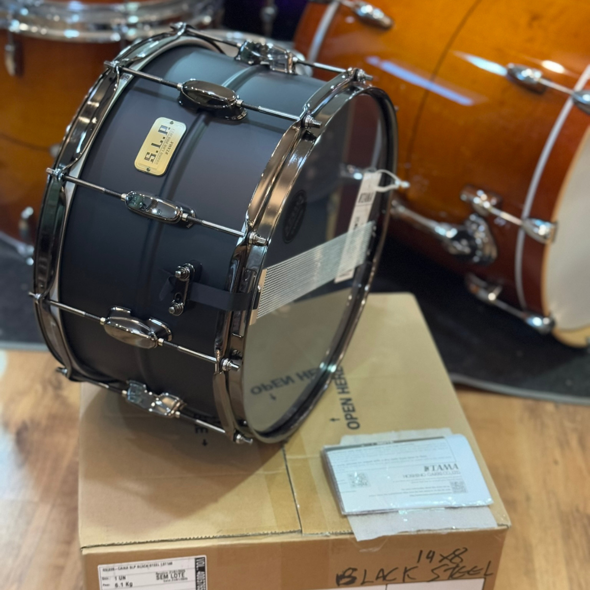 Comprar Caixa Tama SLP Big Black Steel 14x8 TMSLP1480S-BBS - R