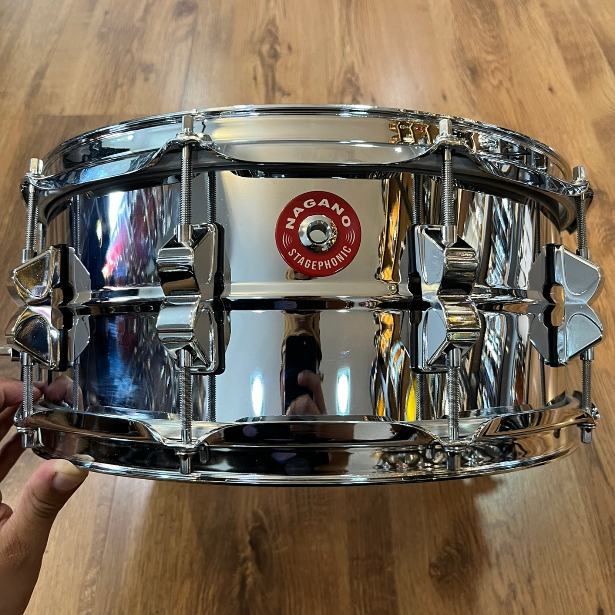 Comprar Caixa Nagano Stagephonic 14X6 Em Steel C/ Esteira De 35