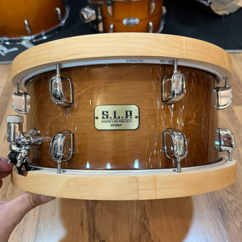 Comprar Caixa Tama SLP Studio Maple C/ Aro De Madeira 14X6,5