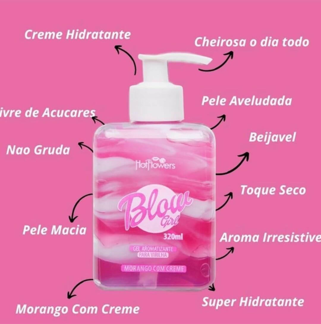 Comprar Blow Girl Gel Aromatizante Beijável Para Virilha 320ml