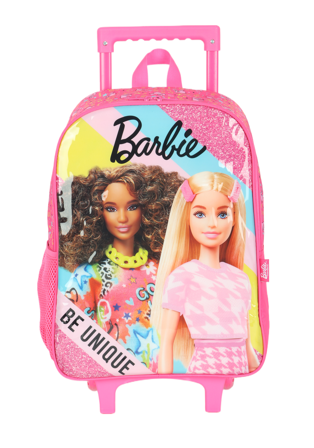 Comprar Mochila de Rodinha Escolar Infantil Menina Barbie Luxcel