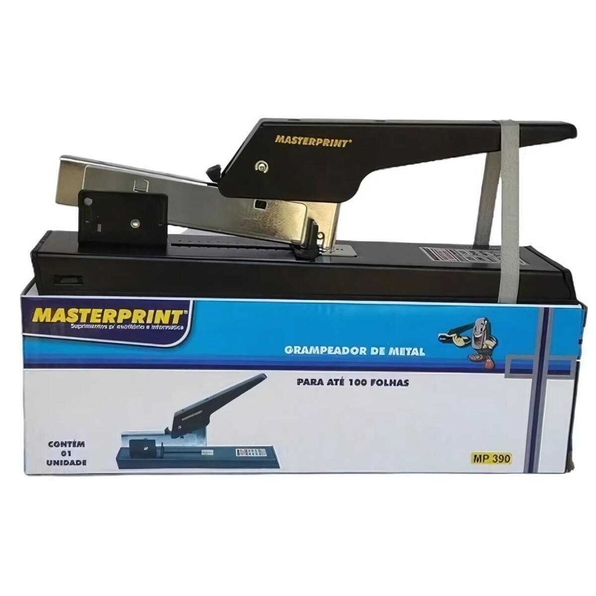 Comprar Grampeador Para Até 100 Folhas Grande MP390 - Masterprint - a ...