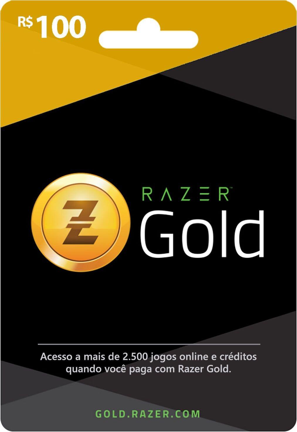 Comprar Gift Card Digital RAZER GOLD Cart O Presente Recarga Full Gift Card Digital Razer Gold 100 Brl 6604b6ff7928f
