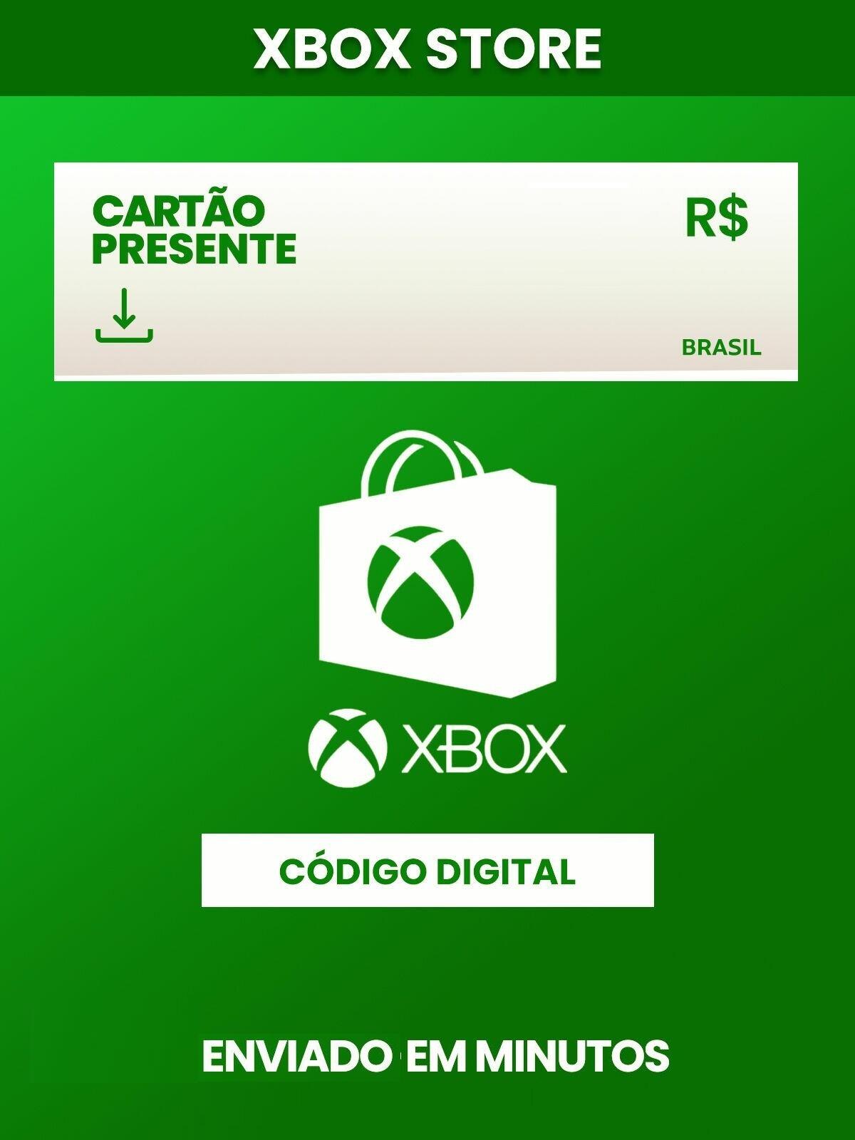 Comprar Gift Card Digital XBOX STORE Cartão Presente Recarga de R5