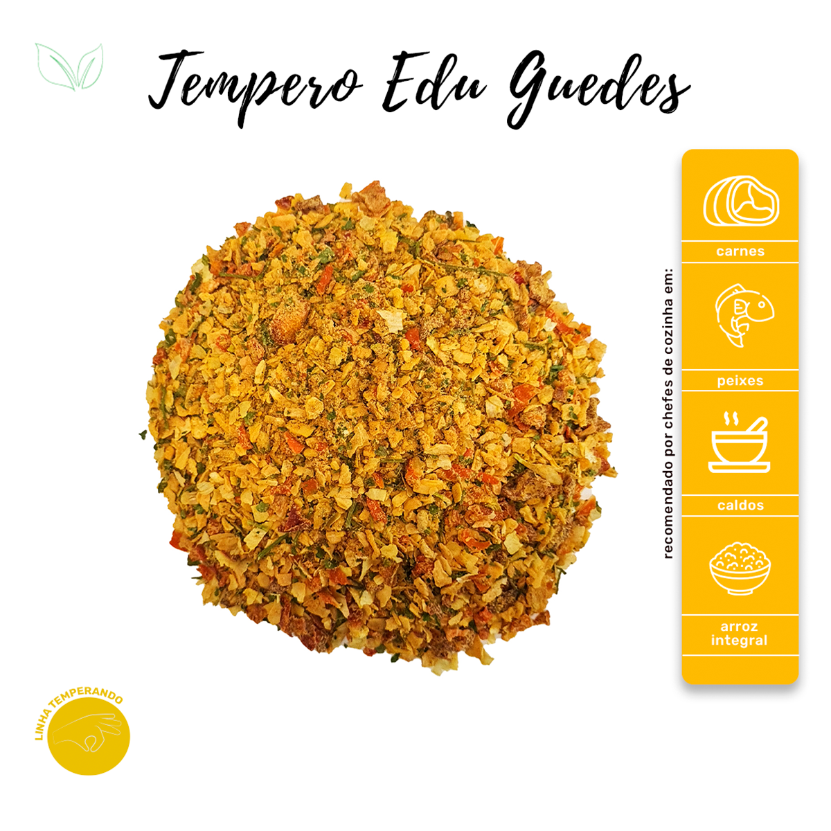 Tempero Edu Guedes Pote com Dosador 60g | Grupo Rocha Saude - de R$19 ...