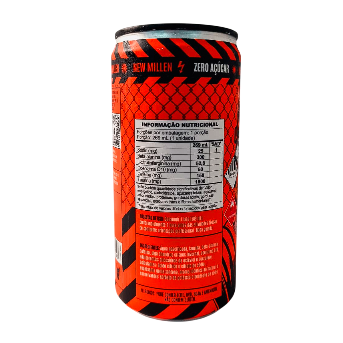 Comprar KIT 3 AGENT ORANGE ENERGY DRINK LIMAO COM HORTELA 269ML