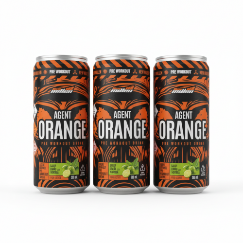 Comprar KIT 3 AGENT ORANGE ENERGY DRINK LIMAO COM HORTELA 269ML