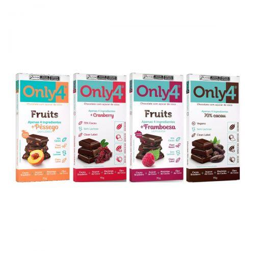 MIX CHOCOLATE SEM LACTOSE NATURAL VEGANO FRUT | Grupo Rocha