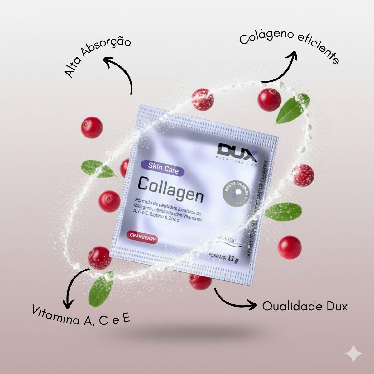 COLLAGEN VERISOL SACHE CRANBERRY PELE FIRME E SAUDAVEL DUX - a