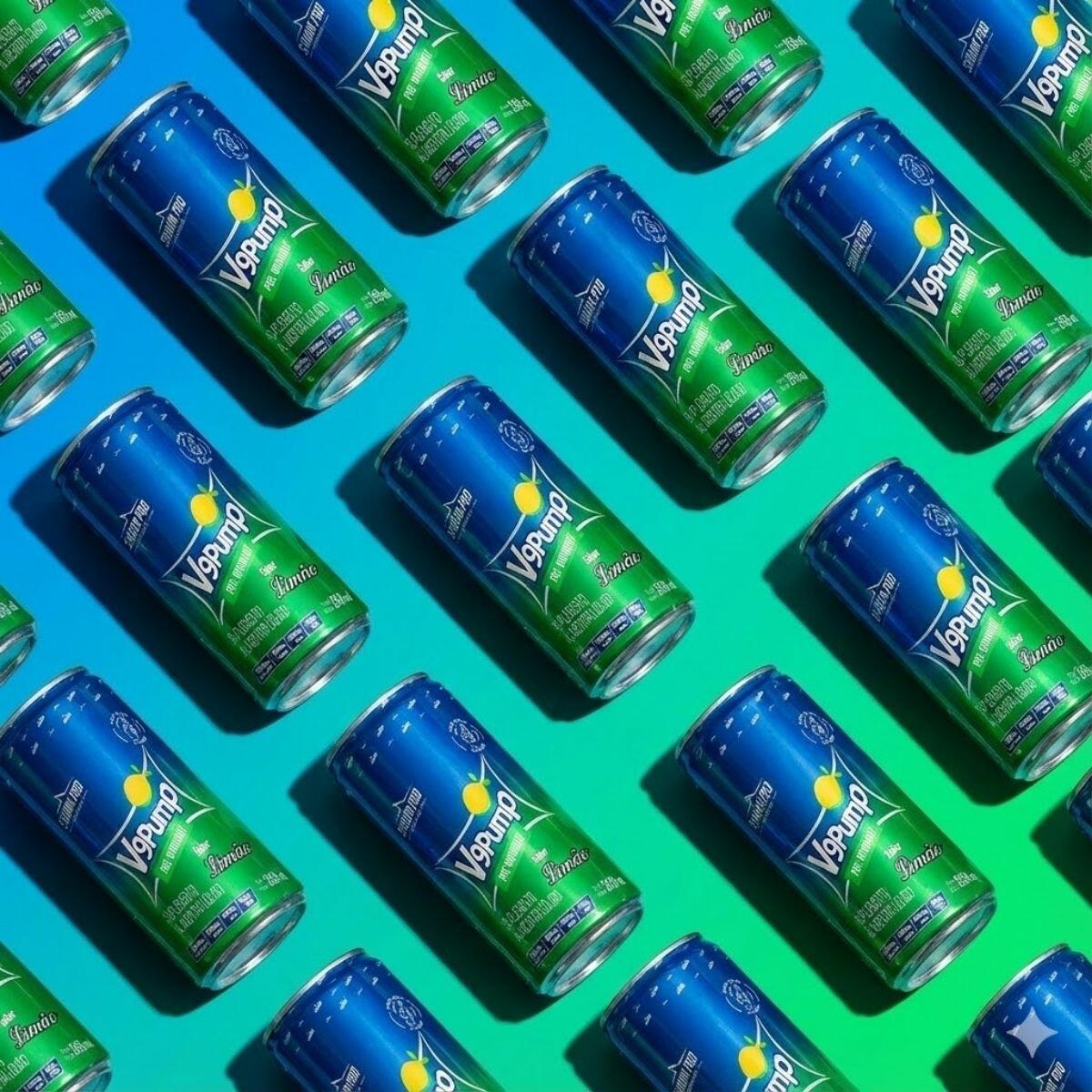 V9 Pump Drink Energetico Pre Treino Limão 269ml Shark Pro - a