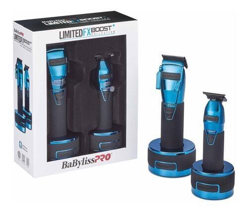 BaByliss PRO LimitedFX　Black & Blue バリカン Comprar Combo Babyliss Pro LimitedFX Boost+ Blue Máquina de Corte