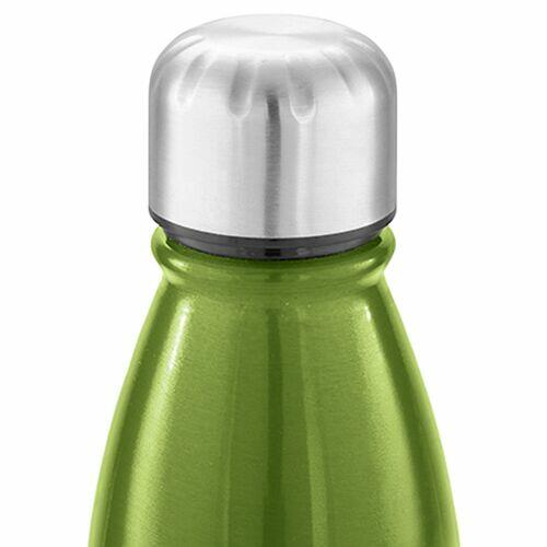 Kit 2x Squeeze Alumínio 500 ml Wave TopGet Prata e Verde